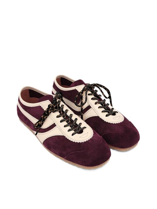 Suede sneakers DRIES VAN NOTEN | 262-021700-0132402 DARK PURPLE